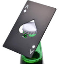 Ace of Spades Bottle Opener – Credit Card Size Stainless Steel Bottle Opener image 0