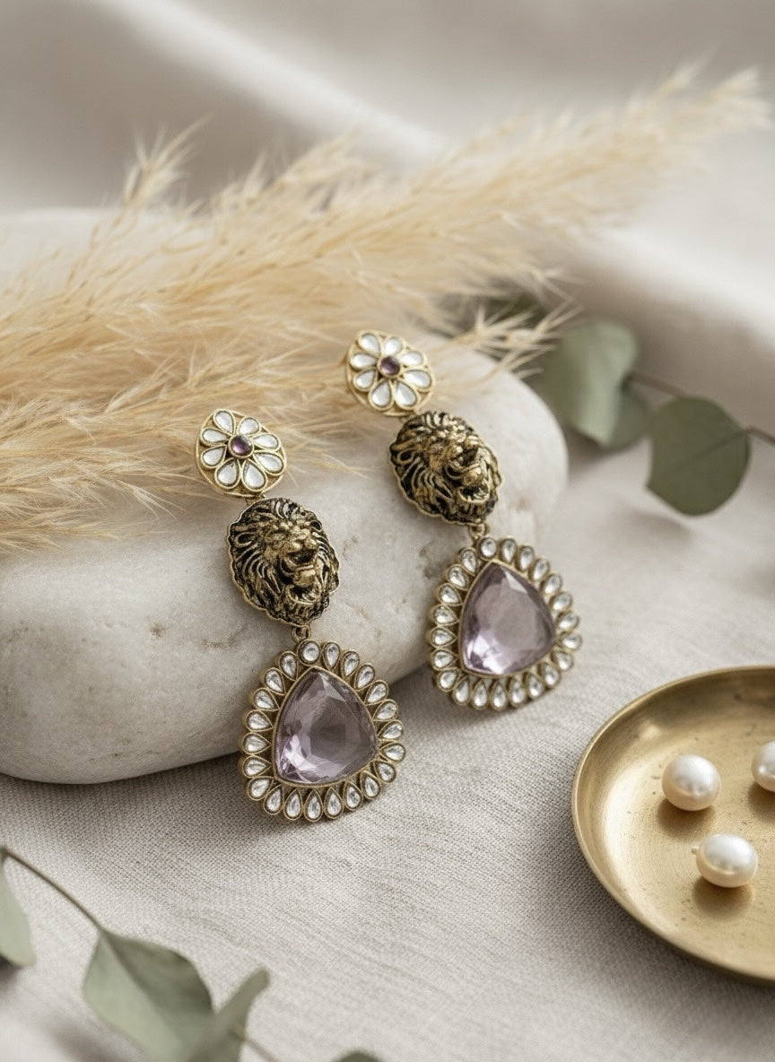 Statement Drop Earrings | Antique Fashion Jewelry image