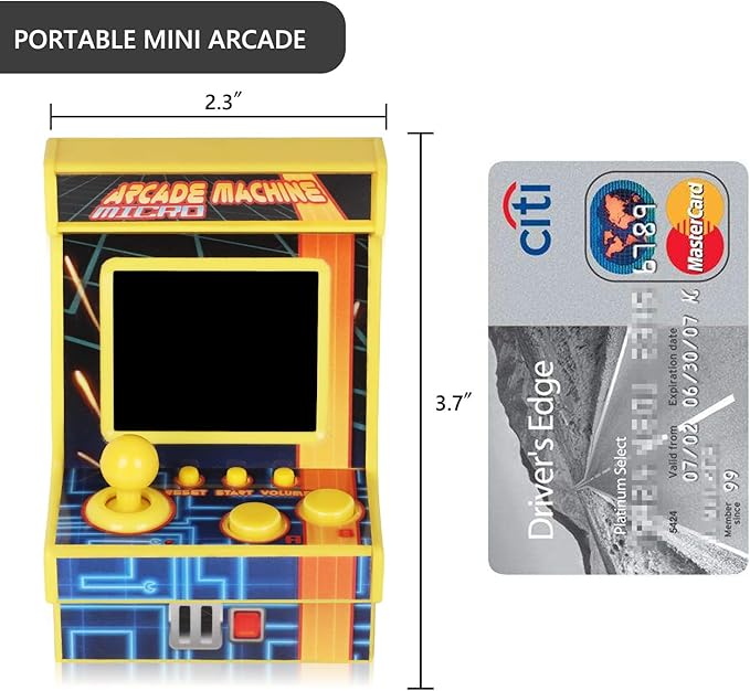 Super Mini (2.3×3.7×2.2in) Retro Arcade Game Arcade Game Machine image 6