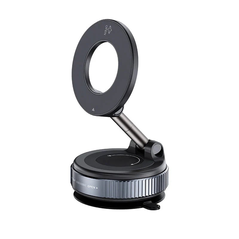 Magnetic Car Mobile Holder, Strong Vacuum Suction image 0