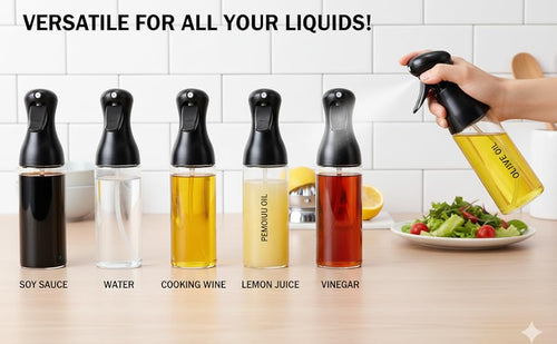2-in-1 Oil Sprayer and Dispenser Bottle image 1