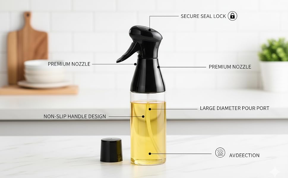 2-in-1 Oil Sprayer and Dispenser Bottle image 5