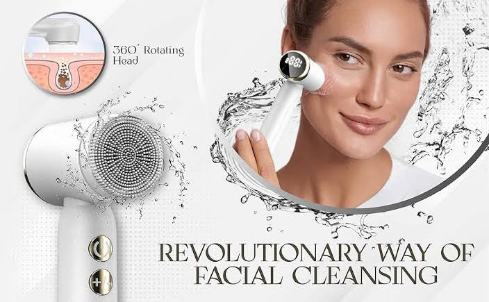 Facial Cleansing Brush – 6 in 1 Electric Facial Cleanser &amp; Massager image 4