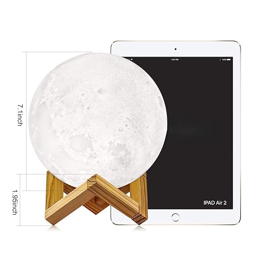 Moon Lamp 3D image 2
