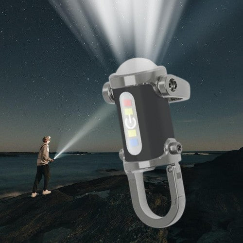 Mini Keychain LED Light – 1200 Lumens USB Rechargeable Torch image 0