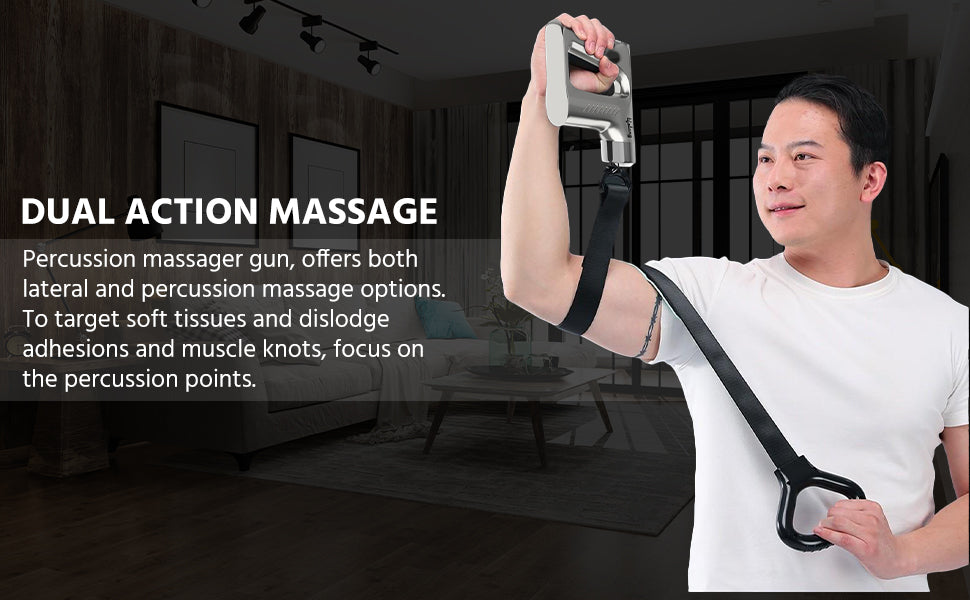 Professional Mini Massager Gun – Portable Deep Tissue Muscle Massager for Athletes & Recovery – Ultra-Quiet & Lightweight Handheld Fascia Gun image 1