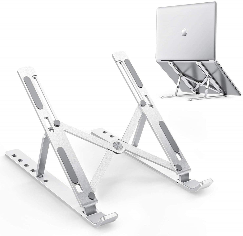 Adjustable Laptop Stand – Foldable Aluminum Laptop Stand for Laptops Up to 17 Inch image 1