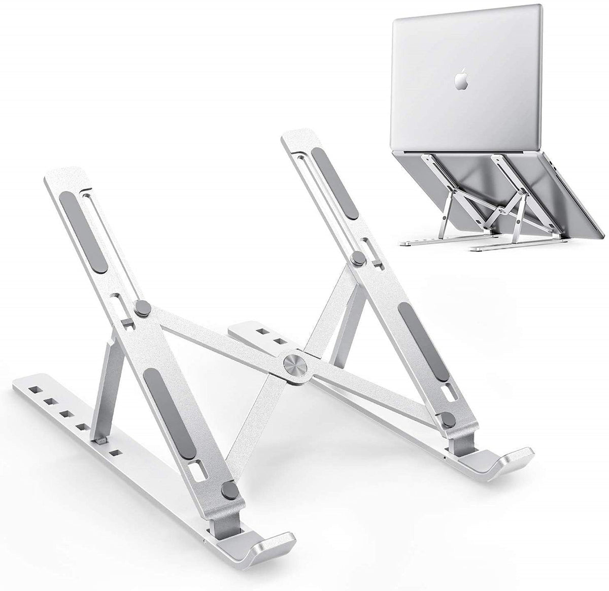 Adjustable Laptop Stand – Foldable Aluminum Laptop Stand for Laptops Up to 17 Inch image 1