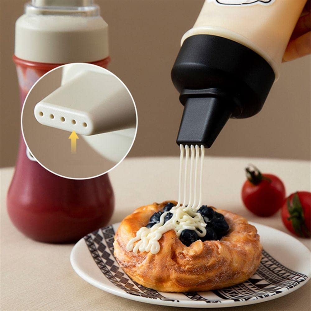 Multipurpose Plastic Squeeze Sauce Bottle with Precision Nozzle image 3
