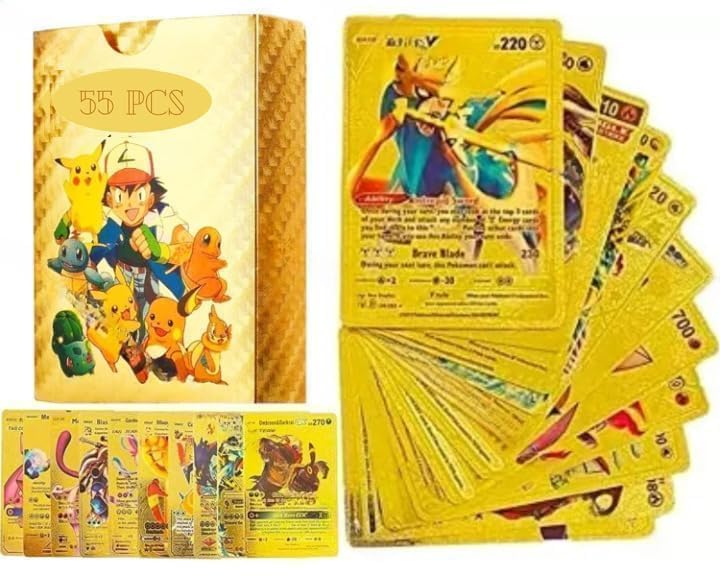 Pokémon Card Game Set – 55 Rare Unofficial VMAX GX VSTAR Cards image 8