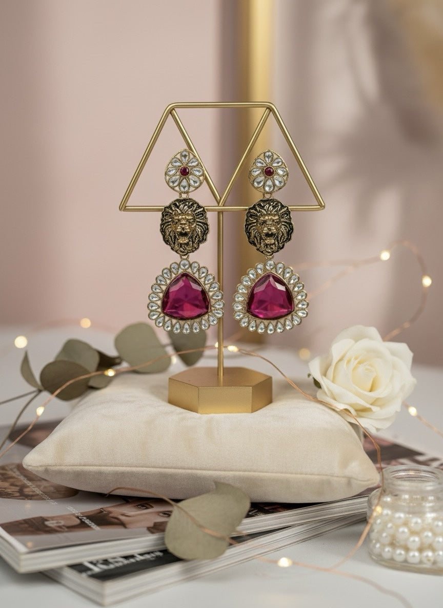 Statement Drop Earrings | Antique Fashion Jewelry image