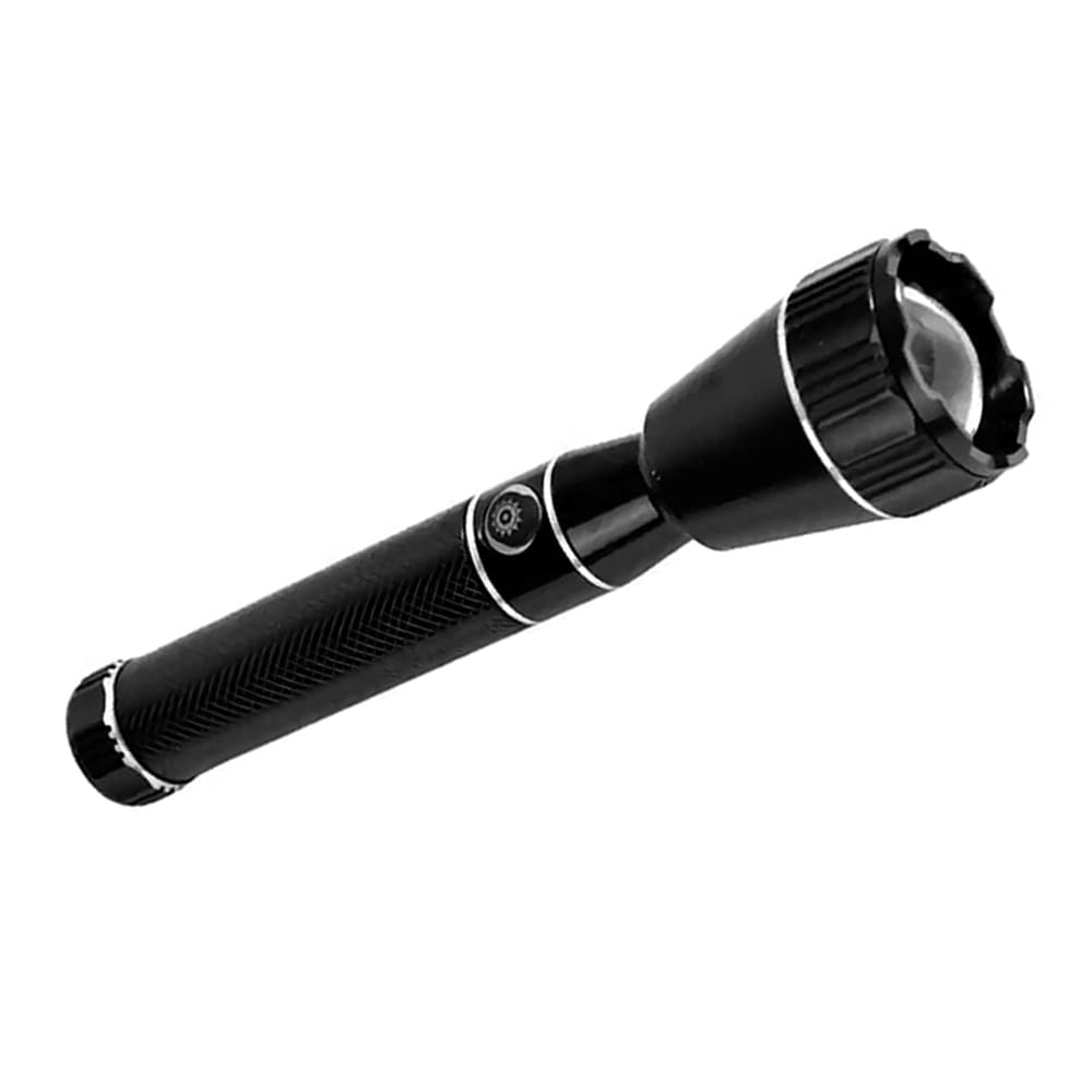 High Power Rechargeable LED Torch Light | Metal Body, Long Beam Flashlight for Home, Outdoor & Emergency Use image 3