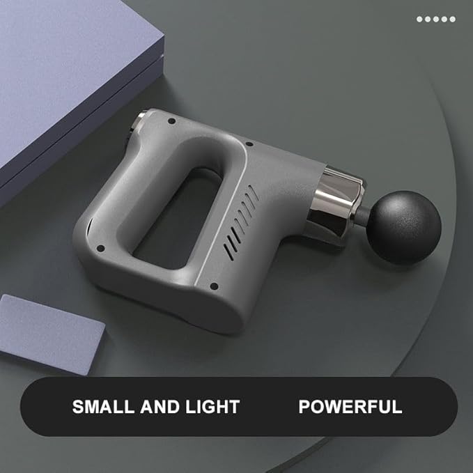 Professional Mini Massager Gun – Portable Deep Tissue Muscle Massager for Athletes & Recovery – Ultra-Quiet & Lightweight Handheld Fascia Gun image 4
