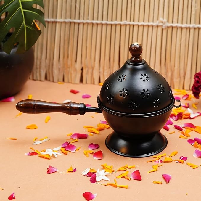 Metal Dhoop Holder (Metal Incense Burner) image 5