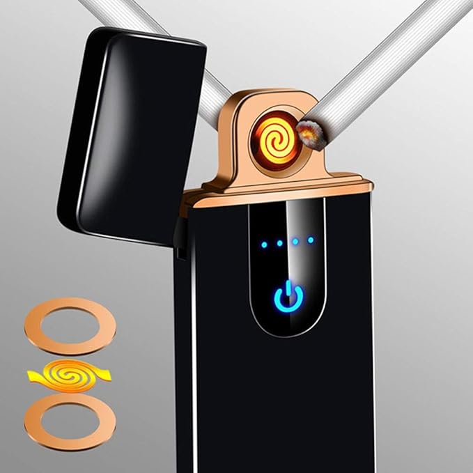 Metal Windproof  Rechargeable Lighter image 1