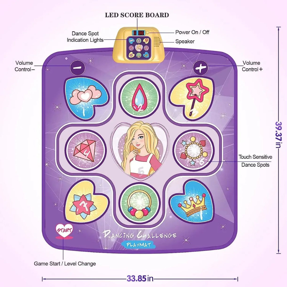 Kids Dance Mat | 3 Challenge Levels image 5