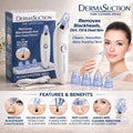 Derma Suction Electric Facial Pore Cleanser – Vacuum Blackhead Remover & Acne Suction Tool with 4 Interchangeable Heads image 0