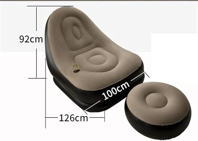 Inflatable Sofa with Footstool & Pump image 5