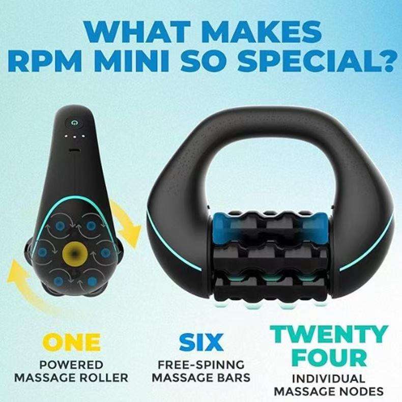 Deep Tissue Multi-Wheel Roller Massager – Ergonomic Handheld Design for Neck, Arm, and Leg Relief image 3