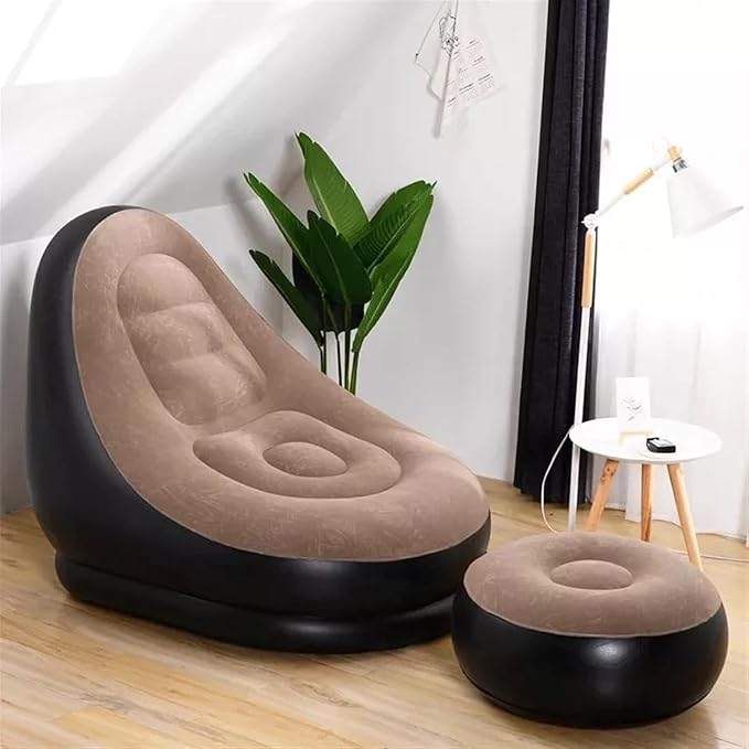 Inflatable Sofa with Footstool & Pump image 2