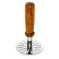 Vegetable - Potato - Pav Bhaji Masher with Wooden Handle image 0