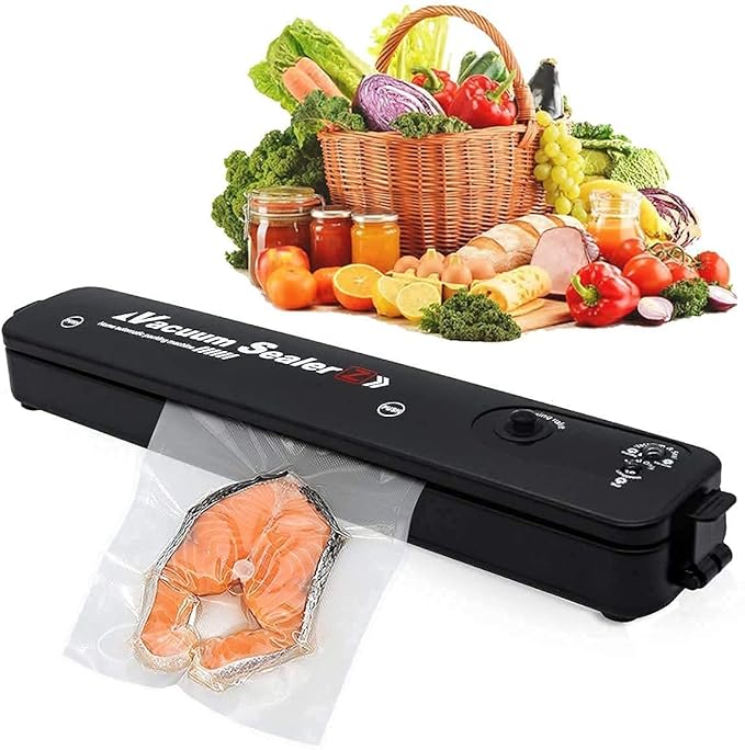 Vacuum Packing Machine For Fruits, Meat Preservation With Dry & Moist Sealing Modes With LED image 4