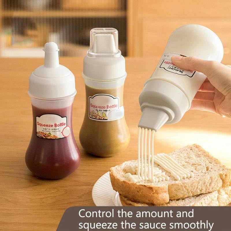 Multipurpose Plastic Squeeze Sauce Bottle with Precision Nozzle image 2