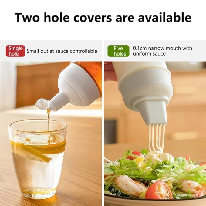 Multipurpose Plastic Squeeze Sauce Bottle with Precision Nozzle image 4