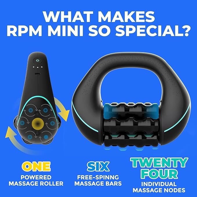 Deep Tissue Multi-Wheel Roller Massager – Ergonomic Handheld Design for Neck, Arm, and Leg Relief image 1