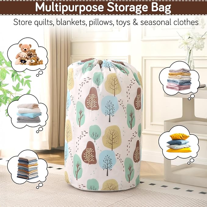 Waterproof Jumbo Storage Bag for Clothes, Quilts, Blankets & Toys image 6