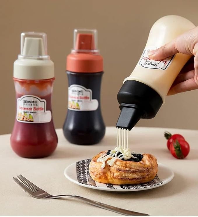 Multipurpose Plastic Squeeze Sauce Bottle with Precision Nozzle image 8