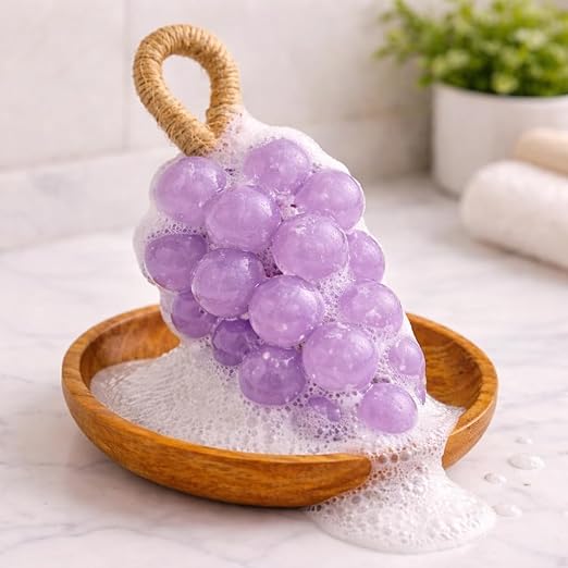 Handcrafted Grape Hanging Soap | Decorative & Luxury Hand Wash Soap image 5
