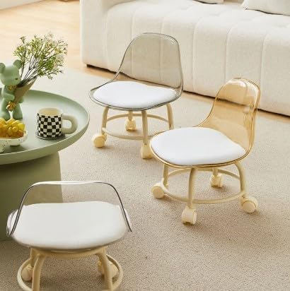 Acrylic 360° Rotatable Chair | Mini Swivel Chair image 1
