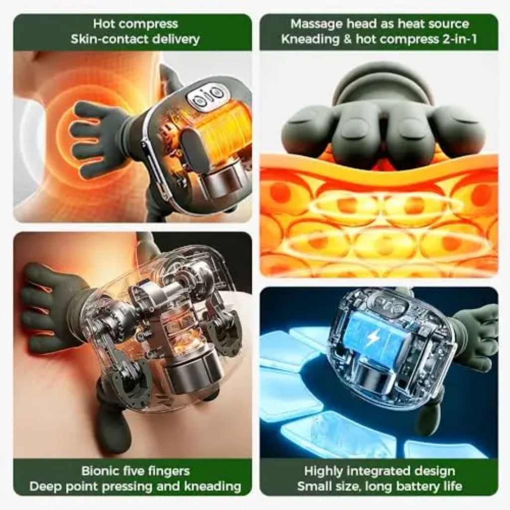 Bionic Heated Massager, Human Hand Design massager for Pain Relief image 5