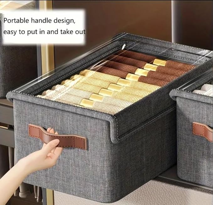 26L Capacity Rectangular Wardrobe Foldable Organizer image 4