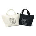 Large Insulated Canvas Tote Lunch Bags image 0