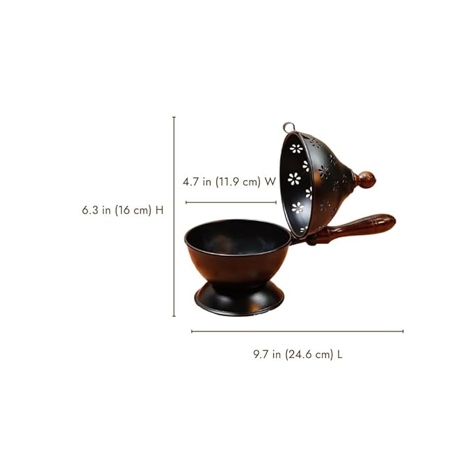 Metal Dhoop Holder (Metal Incense Burner) image 4