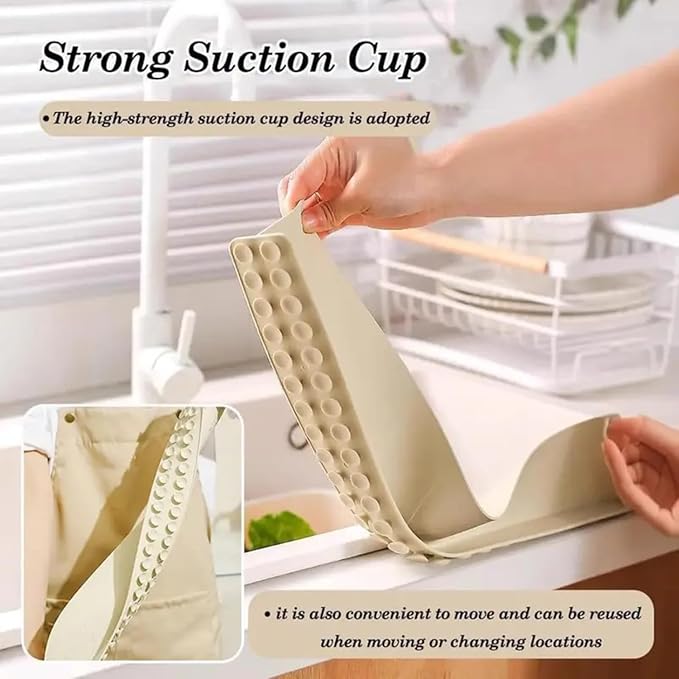 Sink Splash Guard – Waterproof Kitchen Protector with Free Scrubber Gloves image 7