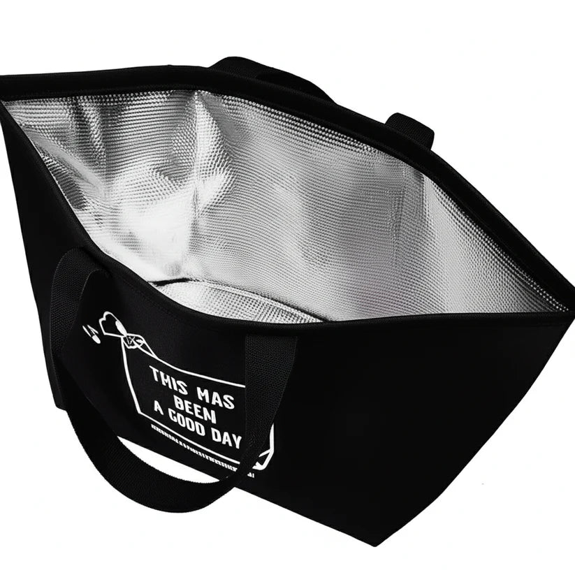 Large Insulated Canvas Tote Lunch Bags image 2