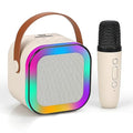 Mini Portable Bluetooth Karaoke Speaker with Wireless Microphone image 0