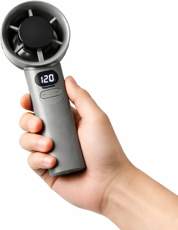 Portable Handheld Adjustable Mini Turbo Fan | Type-C Fast Charging Desk Fan for Travel & Office image 1