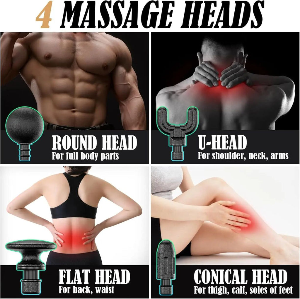 Massage Gun with Extension Handle image 2