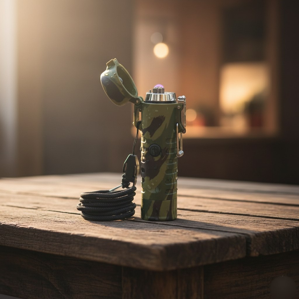 Military ARC Lighter with LED image 0