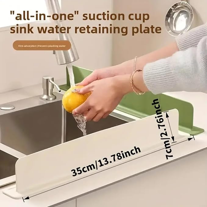 Sink Splash Guard – Waterproof Kitchen Protector with Free Scrubber Gloves image 9
