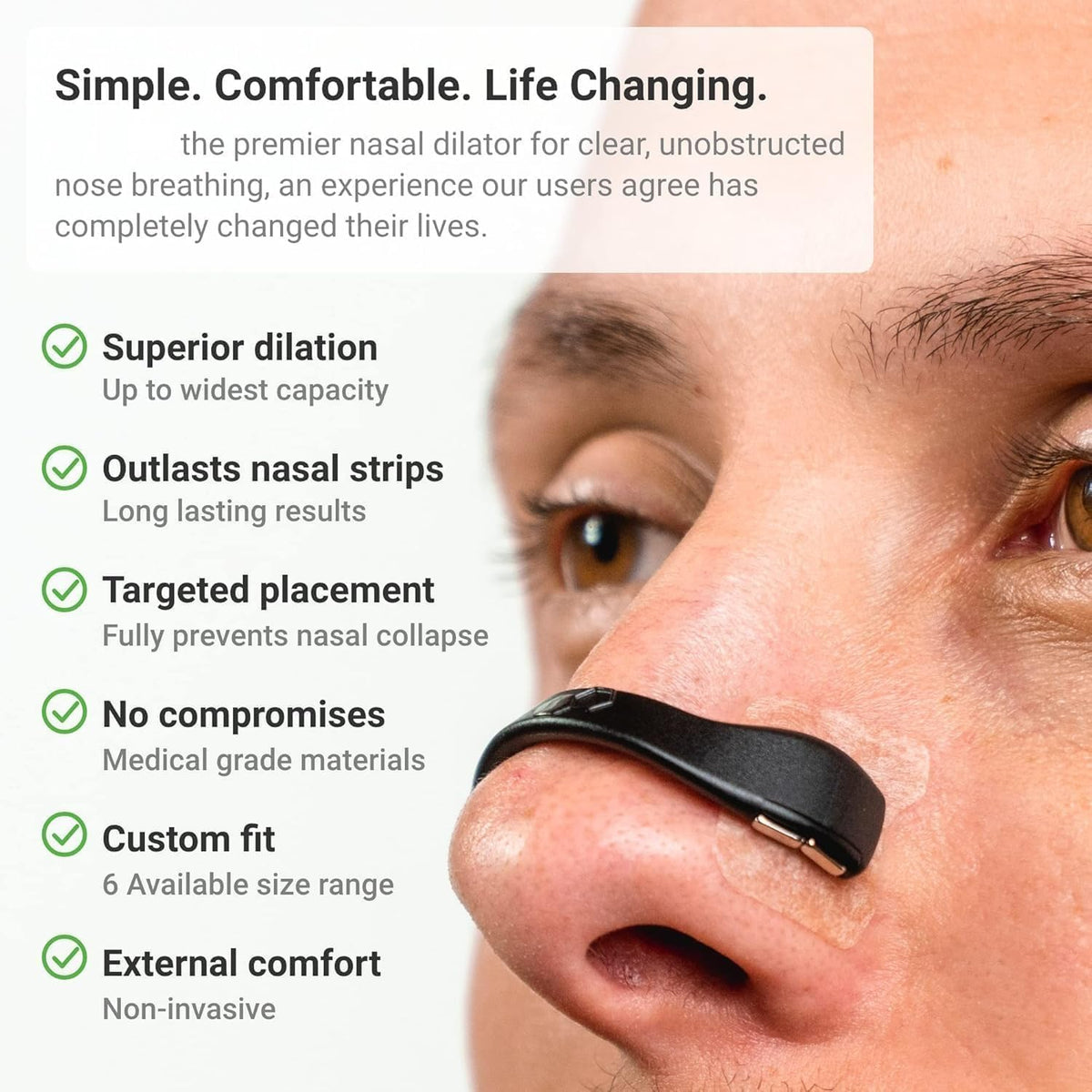 Magnetic Nasal Strips for Breathing image 2