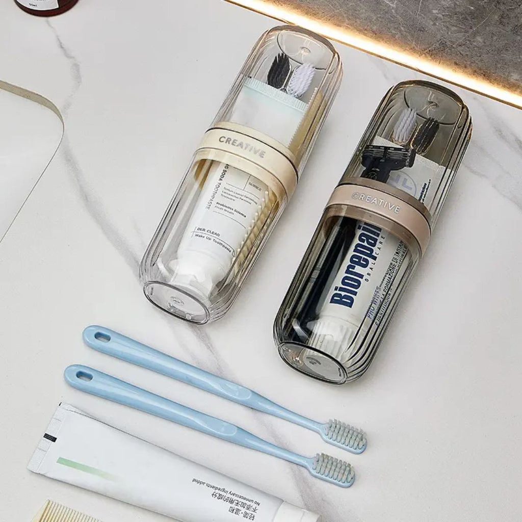 Portable Transparent Toothbrush Case image 1