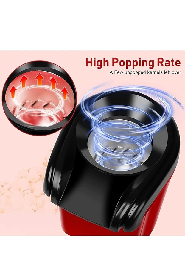 Popcorn Maker for Home – Hot Air Electric Oil-Free Popper Machine image 1