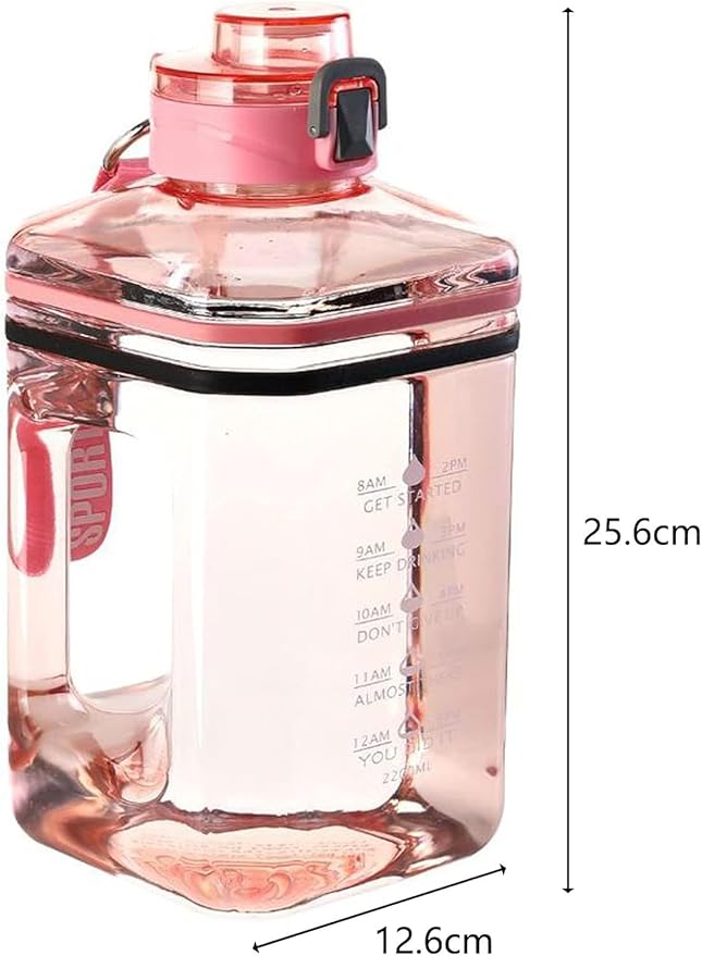 2.2 Litres Large Water Bottle, Leak Proof, BPA Free, Plastic with Carry Loop, image 4