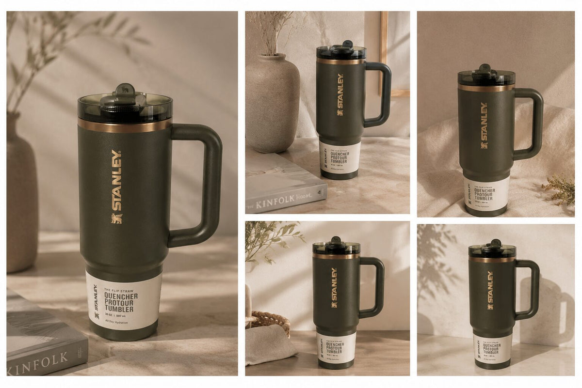 Stanley Flip Straw ProTour Quencher - 40oz | Limited Edition GREEN RARE image 1