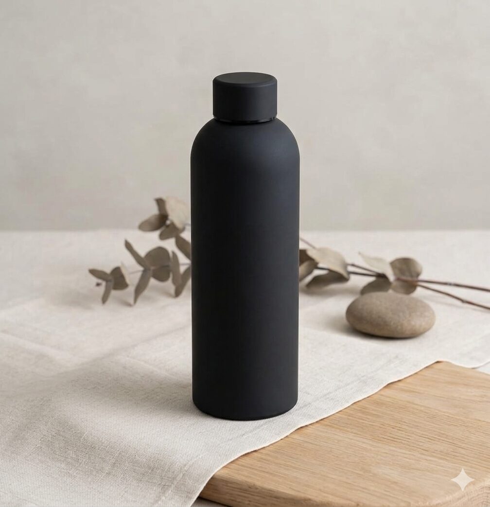 Stainless Steel Water Bottle 500ml – Vacuum Insulated Leakproof Flask image 0